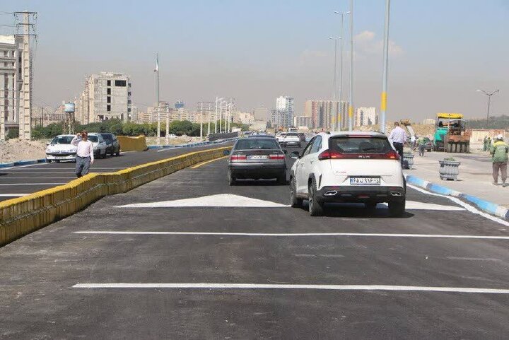 کاهش ۵۰ درصدی بار ترافیکی شرق تبریز با بهره‌برداری از باند جنوبی پل سردار خرم