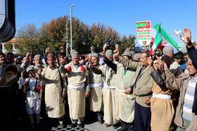 راهپیمایی حمایت از اقتدار ملی در یاسوج برگزار شد