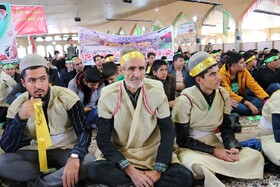 گردهمایی ۱۰هزار نفری بسیجیان در یاسوج برگزار شد