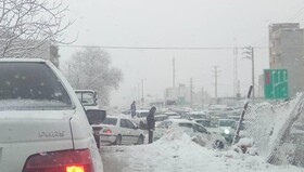 بارش برف راه ارتباطی 150 روستای کهگیلویه و بویراحمد را مسدود کرد