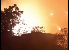 دستور استاندار برای کمک به منابع طبیعی جهت مهار آتش سوزی کوه ‌های گچساران