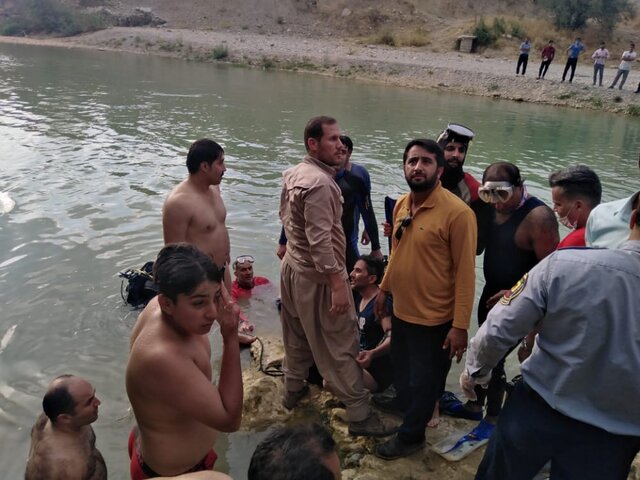 پیدا شدن جسد جوان ۲۵ ساله غرق شده در رودخانه بشار یاسوج 