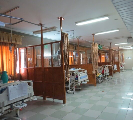بخش مراقبت‌های ویژه بیماران کرونایی در بیمارستان دهدشت راه اندازی شد
