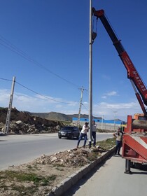 توسعه روشنایی ورودی سوق‌-دهدشت