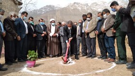 آغاز عملیات اجرایی یک واحد مسکونی به نمایندگی از ۱۱۰ واحد مسکونی در سی سخت زلزله زده