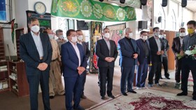 تجدید میثاق استاندار کهگیلویه و بویراحمد و معاونان با شهدا به مناسبت هفته دولت