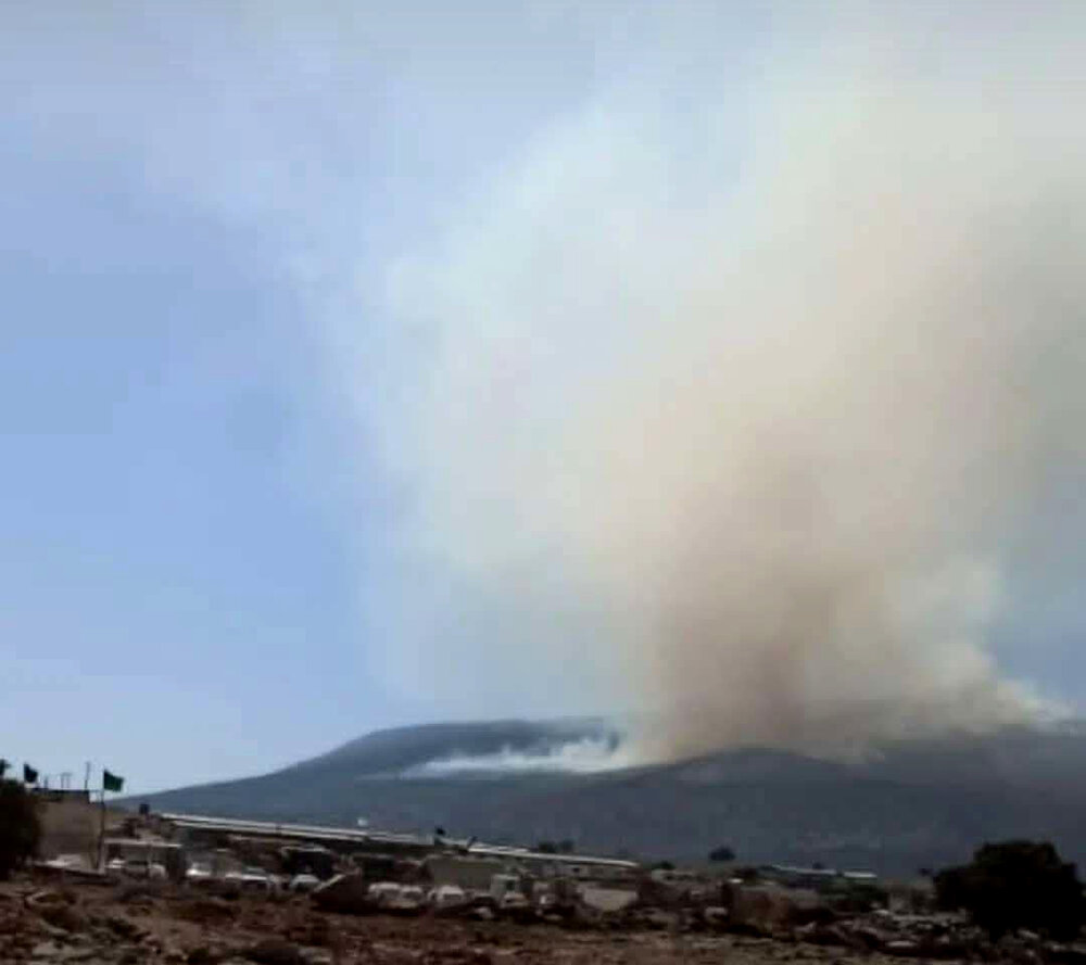 آخرین وضعیت آتش سوزی جنگل‌های کوه نیر بویراحمد
