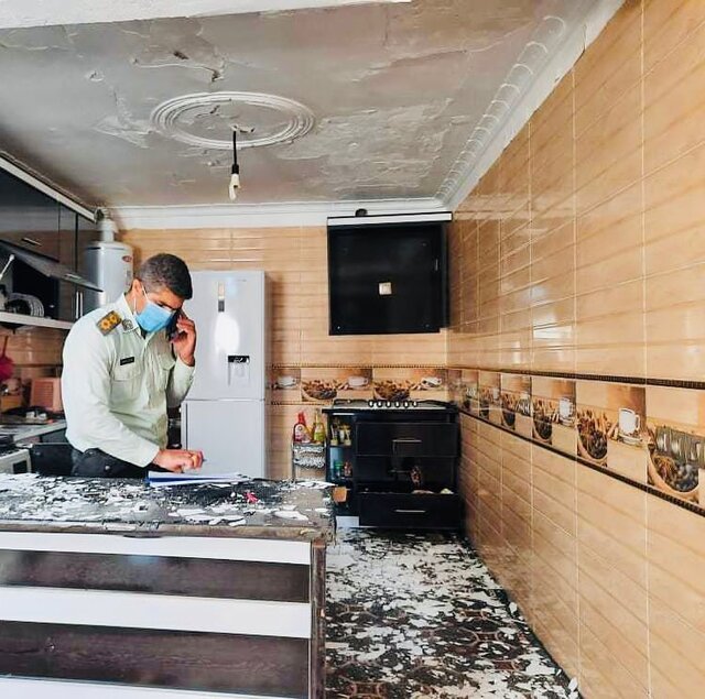 سوختگی و مصدومیت شدید یک خواننده محلی کهگیلویه و بویراحمد در پی انفجار منزل مسکونی+عکس