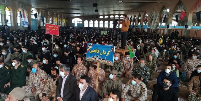 گردهمایی بسیجیان در مصلی امام خمینی(ره) یاسوج برگزار شد