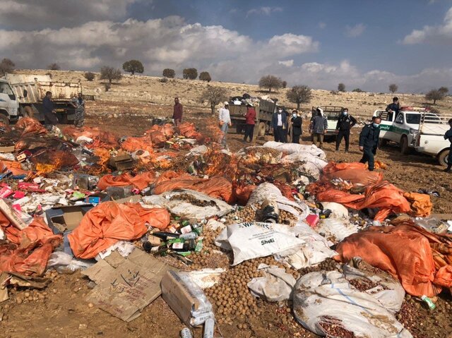 ۶۰تن کالای سریع الفساد  از انبار سازمان اموال تملیکی استان معدوم شد