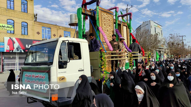 برگزاری مراسم استقبال از درب حرمین امامین عسکریین در یاسوج