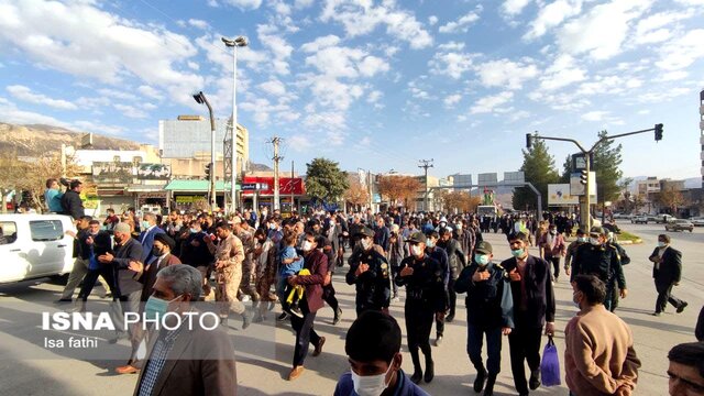 برگزاری مراسم استقبال از درب حرمین امامین عسکریین در یاسوج