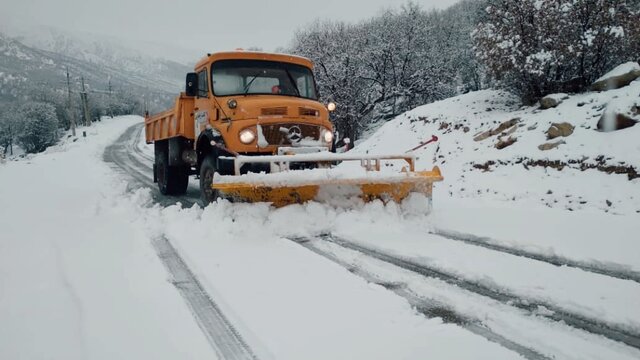 آخرین وضعیت راه‌های کهگیلویه و بویراحمد در پی بارش سنگین برف