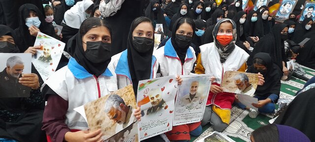 گرامیداشت دومین سالگرد شهید حاج قاسم سلیمانی درلنده