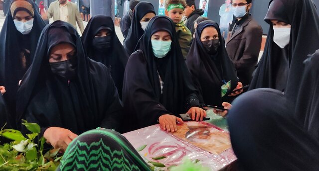 بزرگداشت دومین سالگرد سردار سلیمانی و تشییع یک شهید گمنام در دهدشت