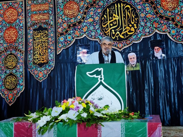 بزرگداشت دومین سالگرد سردار سلیمانی و تشییع یک شهید گمنام در دهدشت