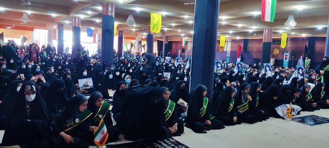 بزرگداشت دومین سالگرد سردار سلیمانی و تشییع یک شهید گمنام در دهدشت