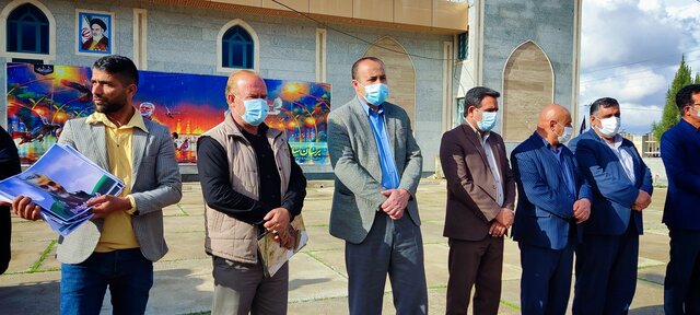 بزرگداشت دومین سالگرد سردار سلیمانی و تشییع یک شهید گمنام در دهدشت