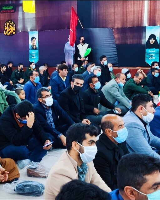 بزرگداشت دومین سالگرد سردار سلیمانی و تشییع یک شهید گمنام در دهدشت