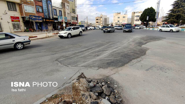 واقعی است تعجب نکنید! اینجا خیابانهای یاسوج است...+تصاویر