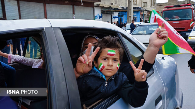 حماسهآفرینی دهدشتیها در راهپیمایی خودرویی ۲۲ بهمن