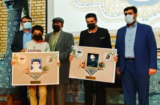 رونمایی از تابلوی شهیدان"سردار سید مسعود نیکمحمدی"و"سالار شفیعی"