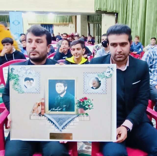 رونمایی از تابلوی شهیدان"سردار سید مسعود نیکمحمدی"و"سالار شفیعی"