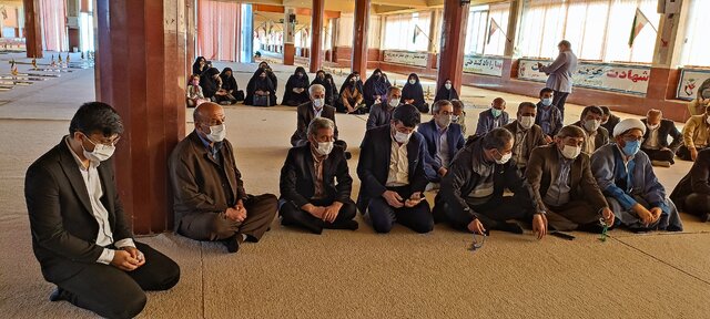 غبارروبی گلزار مطهر شهدای دهدشت