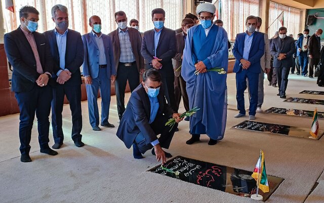 غبارروبی گلزار مطهر شهدای دهدشت