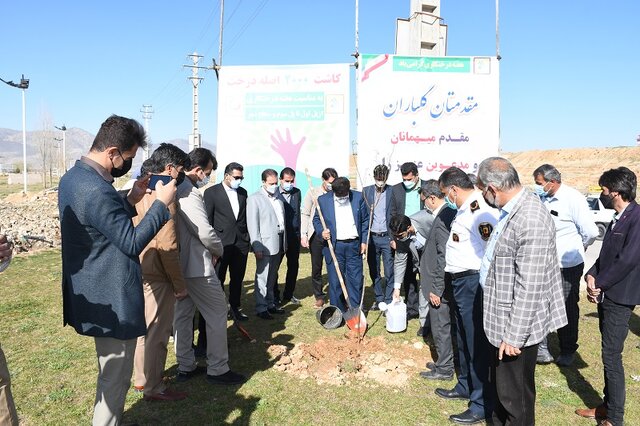 آغاز کاشت ۲۰۰۰ درخت در شهر یاسوج