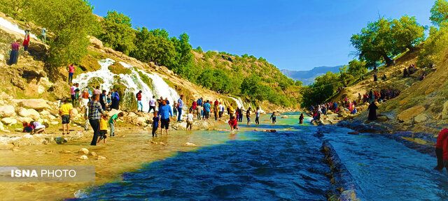 آبشاری دیدنی در کهگیلویه که چشمها را خیره میکند