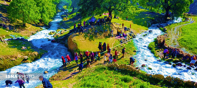 آبشاری دیدنی در کهگیلویه که چشمها را خیره میکند