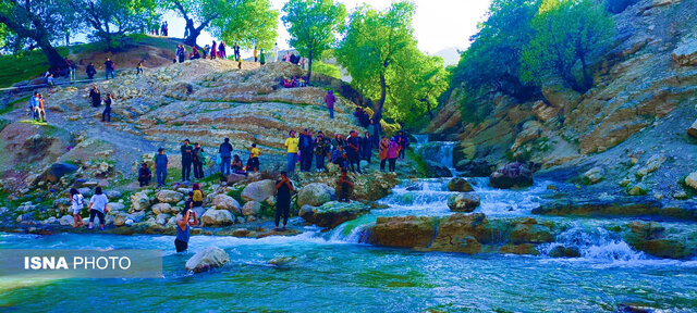 آبشاری دیدنی در کهگیلویه که چشمها را خیره میکند