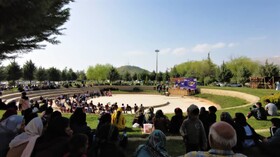 جشن ۱۲ فروردین در پارک ساحلی یاسوج برگزار شد