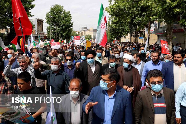 راهپیمایی روز جهانی قدس - یاسوج ۱