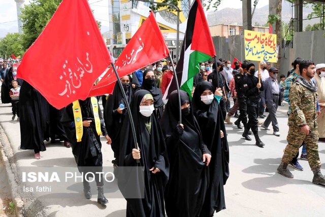 راهپیمایی روز جهانی قدس - یاسوج  ۲