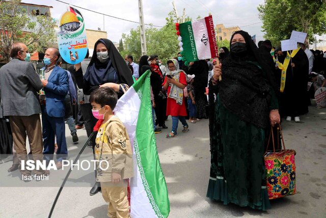 راهپیمایی روز جهانی قدس - یاسوج ۱