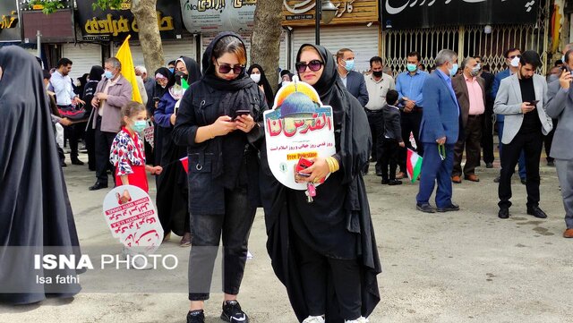 حاشیه‌نگاری پایگاه صلح خبر به نقل از خبرنگار صلح خبر از روز قدس ۱۴۰۱ در یاسوج