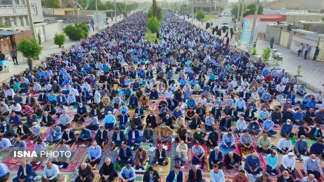 اقامه نماز عید فطر - دهدشت