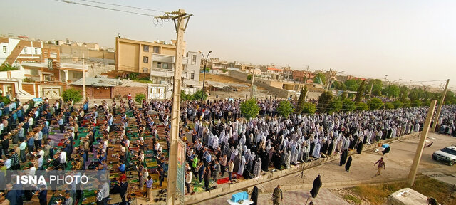 اقامه نماز عید فطر - دهدشت