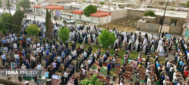 اقامه نماز عید فطر - دهدشت