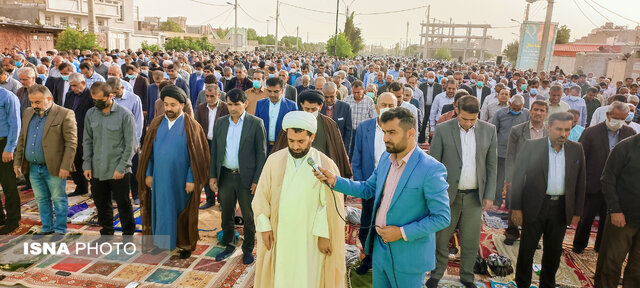 اقامه نماز عید فطر - دهدشت