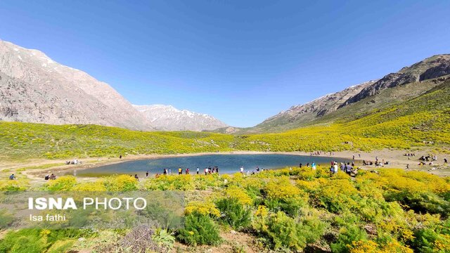 دریاچه زیبای "کوه گل" سی سخت 