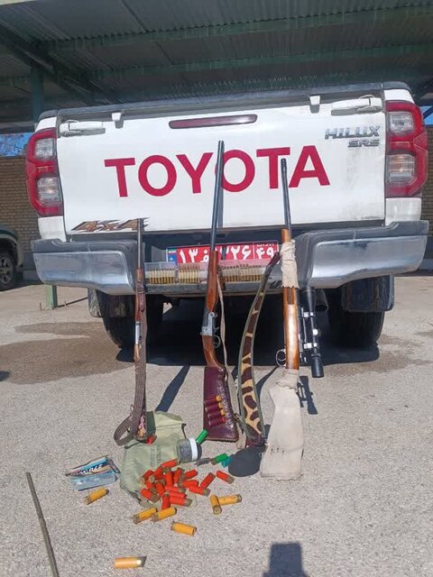 بازداشت شکارچی متخلف در عملیات مشترک محیط‌ زیست کهگیلویه و بویراحمد و اصفهان