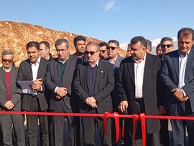 افتتاح و کلنگ زنی ۱۰ کیلومتر از جاده کمربندی یاسوج-اصفهان