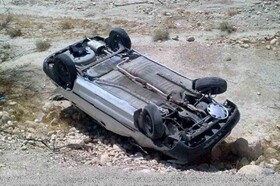 واژگونی مرگبار خودرو پراید در اردکان