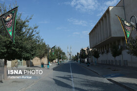 نماد میراث جهانی شهر تاریخی یزد به عزای حسین(ع) نشست
