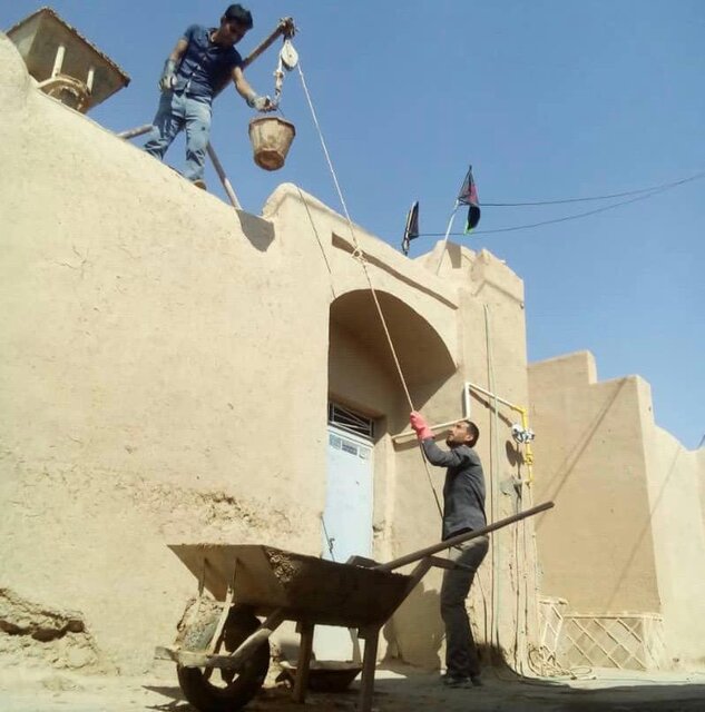 مرمت،ابركوه،تاريخي،ميراث،اماني،فرهنگي،بافت،نيروهاي،مرمتي،واق ...
