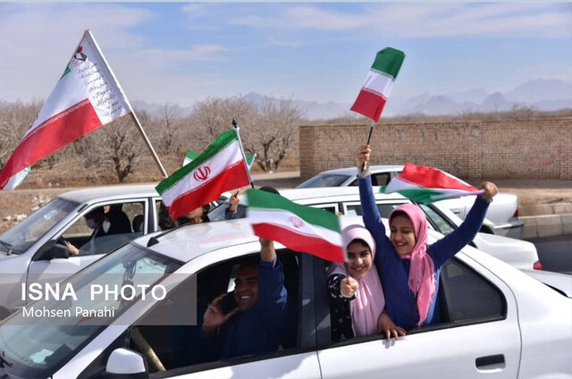 راهپیمایی خودرویی 22 بهمن - اردکان