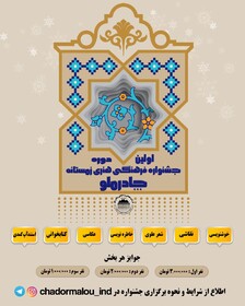 معرفی برگزیدگان جشنواره فرهنگی هنری چادرملو در نیمه ماه رمضان 